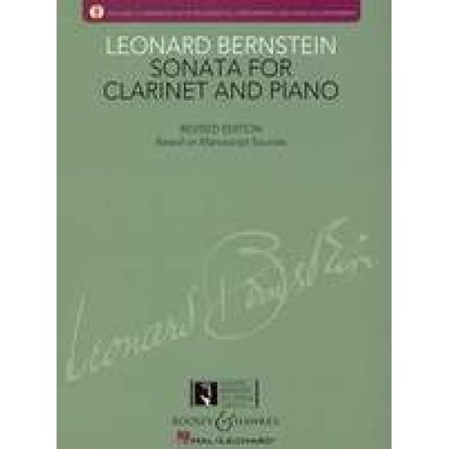 Bernstein Leonard - Sonata For Clarinet And Piano - Revised Edition + CD