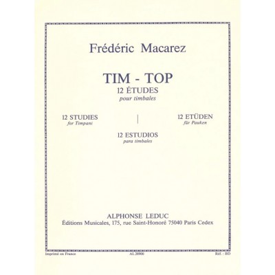 Tim-Top -12 Etudes