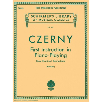 First Instruction In Piano Playing