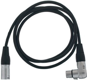 SK233-1,5 angled XLR Patch FM Black