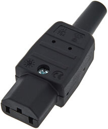 IECC Female Power Plug BK Noir