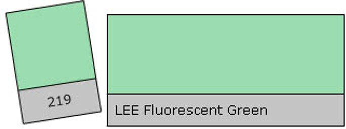 Filter Roll 219 Fluor. Green Fluorescent Green
