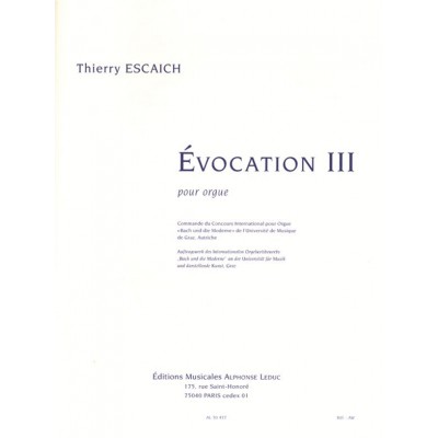 Evocation III (on 'Nun komm, der Heiden Heiland')