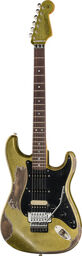 63 Strat HSS FR CS Relic MBGF Chartreuse Sparkle