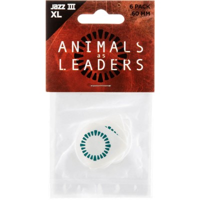 Tortex Jazz III XL Blanc 0,60mm par 6