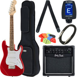 Mini Stratocaster IL DR Bundle Dakota Red