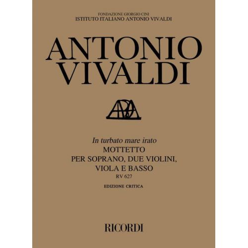 Partitions Chant - Vivaldi In Turbato Mare Irato RV 627