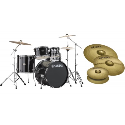 Rydeen 22 Black Glitter + HW680W + Paiste 101