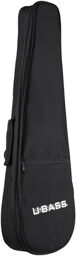 U-Bass Gig Bag Black with white ukulele bass logo