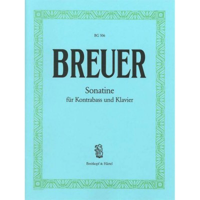 Breuer - Sonatine - Double Bass et Piano