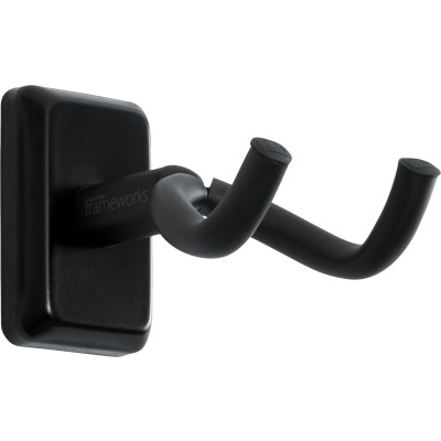 Stand Guitare Mural Plaque Noire