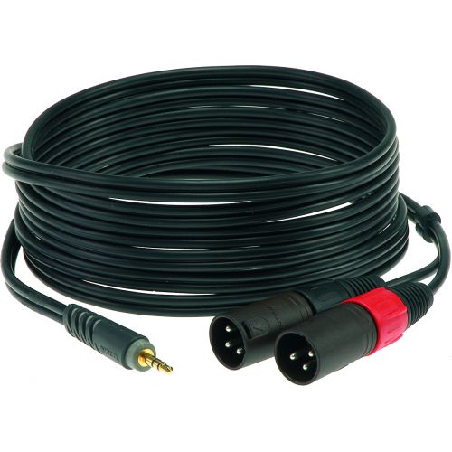 Cable Y 1 M Mini Jack - 2 XLR Male