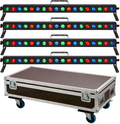 Show Bar Tri LED Tour Bundle 4