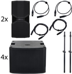 Reevo 212/Sub 918 Power Tower Noir