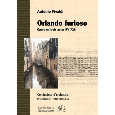 Vivaldi A. - Orlando Furioso - Conducteur
