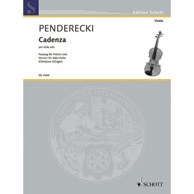 Penderecki - Cadenza - Violon