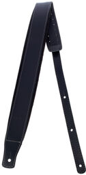 Guitar Strap Padded Black Noir