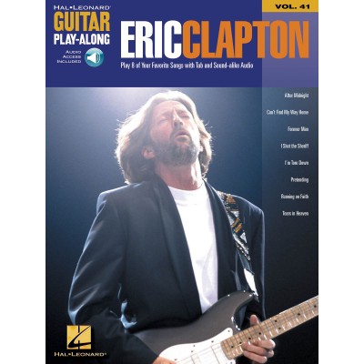 CLAPTON ERIC - GUITAR PLAYALONG VOL 41 + AUDIO EN LIGNE - GUITAR TAB