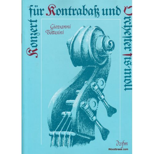 Deutscher Verlag FR Musik Bottesini G. - Konzert FüR Kontrabass FIS-moll - Contrebasse & Piano
