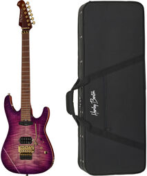 Guitar MAX Fusion Signa w/Case Purple Flame