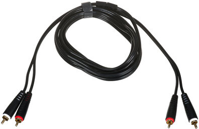 Ultimate Cable RCA Straight 3B noir