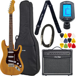 ST-90SA Swamp Ash DLX S Bundle Naturel mat