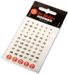 Hohner Key Sticker Glow In The Dark transparent