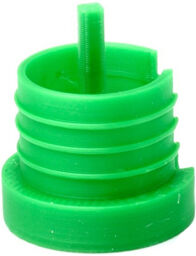 Plug cap XLR Green green