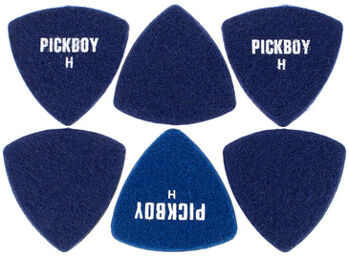 Felt Triangle Blue Hard Pick S