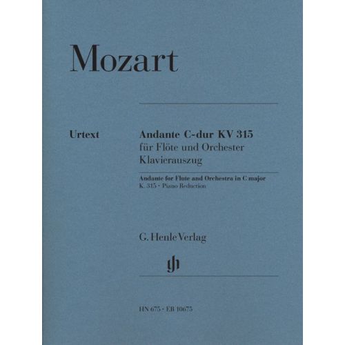 Mozart W.a. - Andante For Flute And Orchestra C Major KV 315