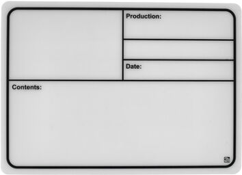 88001 Self Adhesive Tour Label White