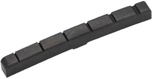 Hsbk-Ns1 Slotted Bone Nut BK Black