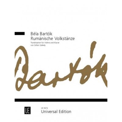 Bok Bela - Danses Roumaines - Violon, Piano
