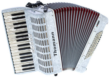 Junior III 84 White blanc avec soufflet rouge