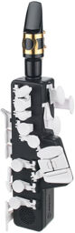 Travel Sax 2 White Silicon Noir