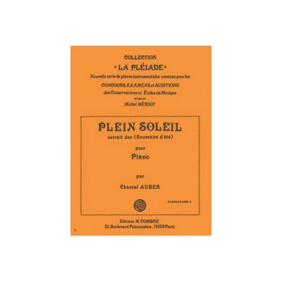 Auber - Plein Soleil - Piano