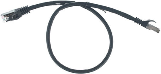CAT6A Patch Cable 0.5m Noir