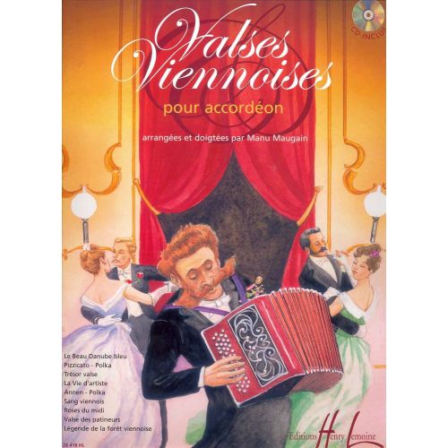 Maugain - Valses Viennoises + CD - Accordeon
