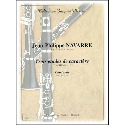 Navarre - 3 Études De Caractère - Clarinette