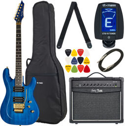 S-620 TB Rock Series Bundle Translucent Blue