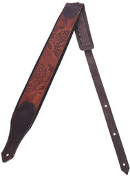 New Orleans Skull LeatherStrap Marron