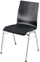 13415 Stackable Chair Noir