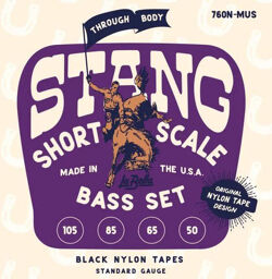 760N-MUS BK Nylon Stang Bass