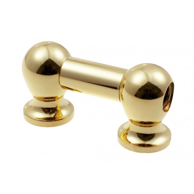 TL1S25-BR Coquille Tube 25mm Dorée Mono Tirant (X1)