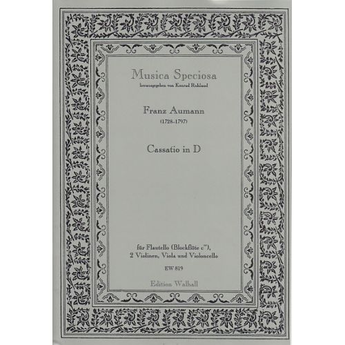 Aumann Franz - Cassatio In D