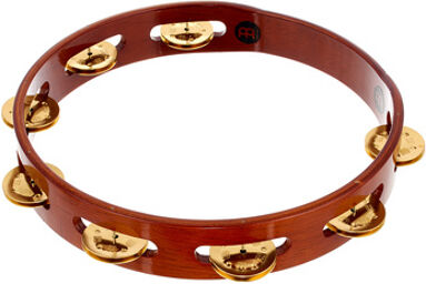 TA1B-AB Wood Tambourine African Brown