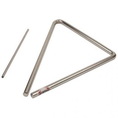 C-TR03 Triangle Acier Chromé Grand, 26 X 26 X 37Cm