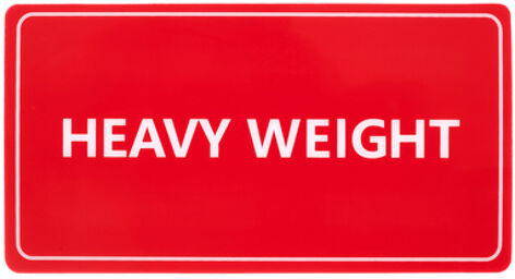 Tourlabel Heavy Weight Rouge