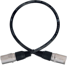 CAT 5e Profi 0,5m Noir
