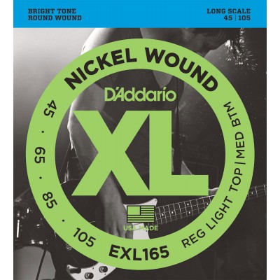 EXL165 Nickel Wound Long Scale Regular Light Top 45-105